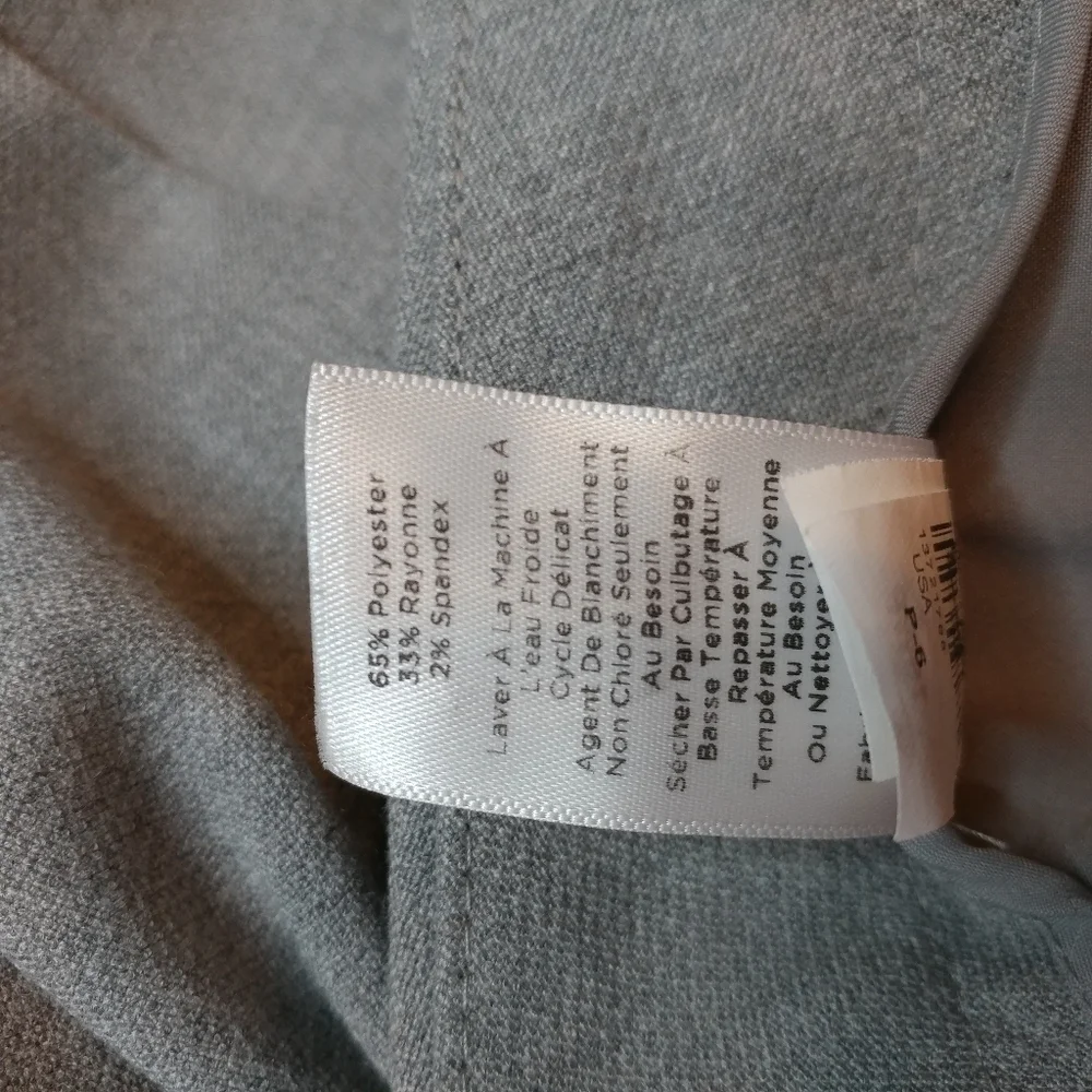 Talbots Grey High Waist Tailored Ankle Pant - Picture 12 of 12